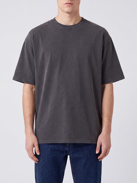 Thom Krom Relaxed Fit Cotton and Modal T-Shirt with Dropped Shoulders