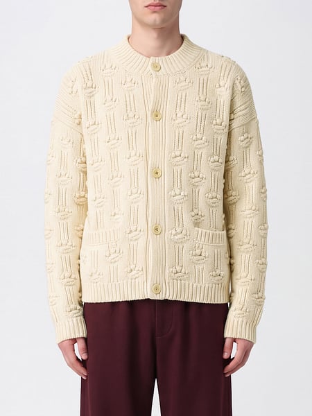 Marni Abstract Jacquard Wool and Cashmere-Blend Cardigan