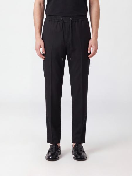 Dolce & Gabbana Virgin Wool Jogging Trousers with Drawstring Waist