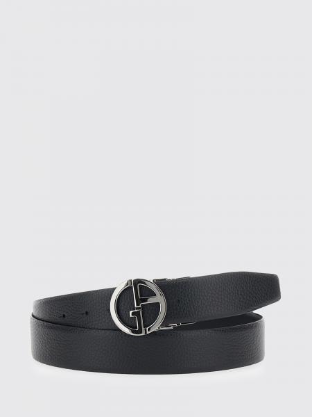 Wende-Ledergürtel Giorgio Armani mit Monogramm-Schließe