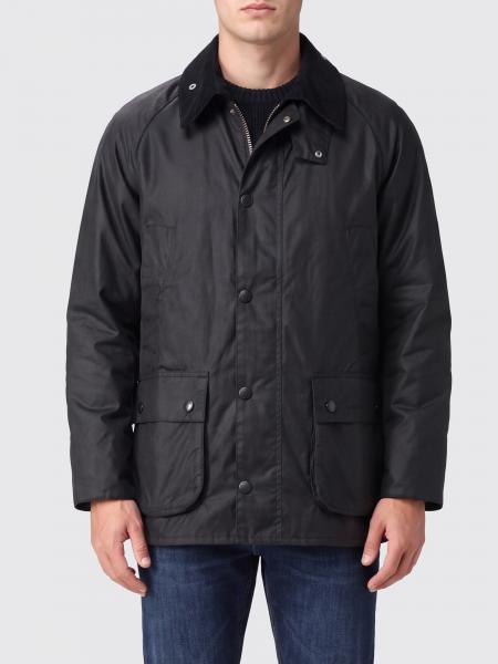 Barbour OS Bedale Waxed Cotton Jacket with Velvet Collar