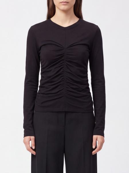 Slim Fit Wool Blend Top Isabel Marant Etoile with Ruched Waist
