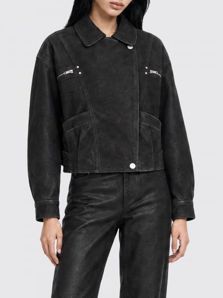 Veste-chemise Isabel Marant Etoile en cuir suédé à fermeture dissimulée