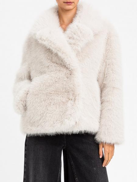 Fur coat woman Actitude Twinset