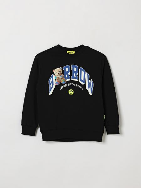 BARROW KIDS Jungen-Sweatshirt aus Baumwolle mit Rundhalsausschnitt und Teddybär-Print