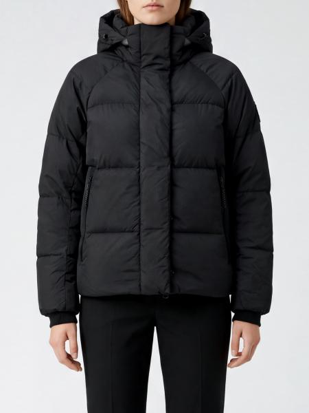 Canada Goose Hooded Quilted Technical Fabric Short Puffer Jacket