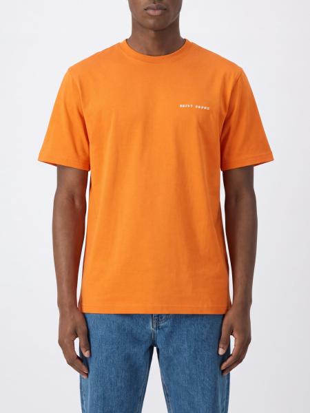 Cotton Crewneck T-shirt Daily Paper with Graphic Print and Contrast Logo