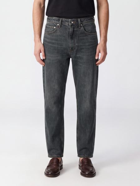 Straight Fit Cotton Denim Jeans Rag&Bone with Five-Pocket Design