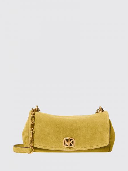 Bryant Michael Kors Suede Shoulder Bag with Chain Handle