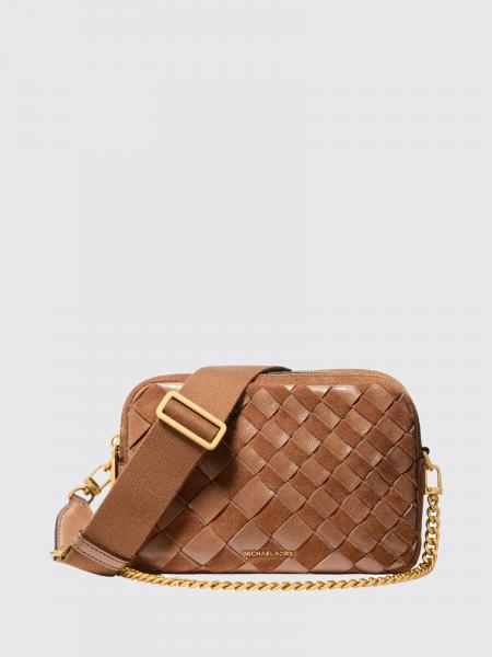 Bryant Michael Kors Woven Suede Mini Camera Bag