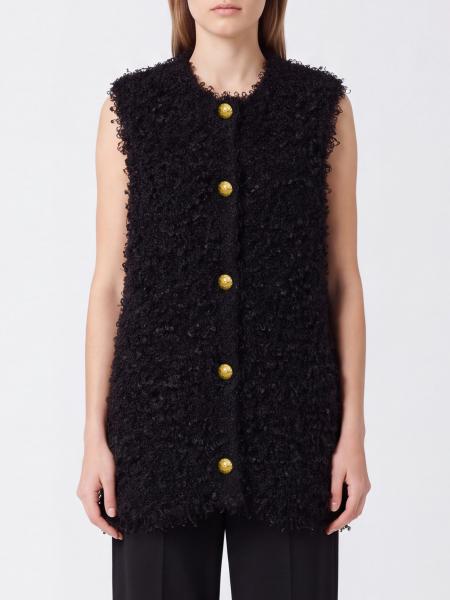 Gilet en maille Twinset avec broderie de sequins et boutons métalliques