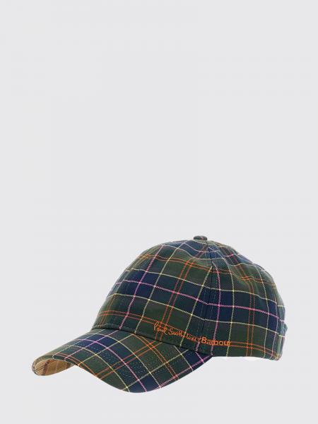 Tartan Cotton Baseball Cap Barbour with Embroidered Logo
