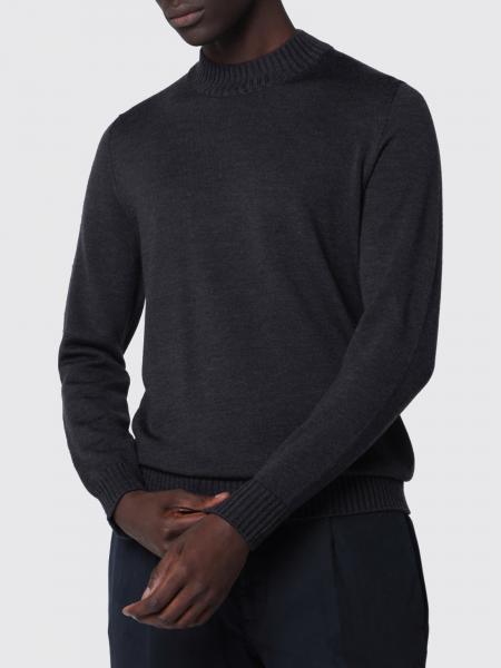 Pure Merino Wool Crewneck Jumper Drumohr with Long Sleeves