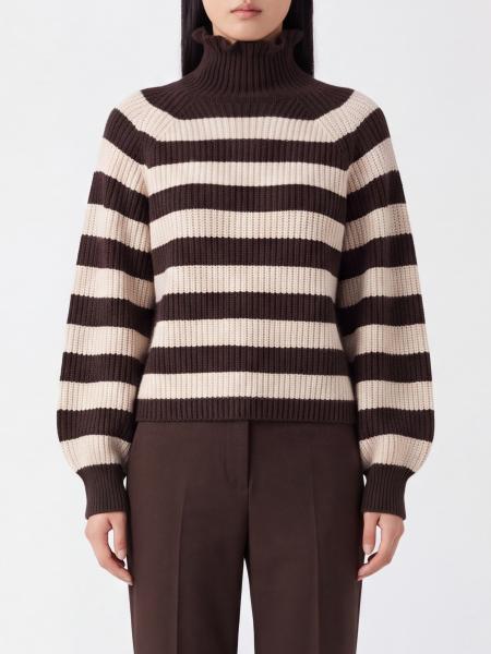 Max Mara Wool and Cashmere Turtleneck Jumper with Balloon Sleeves