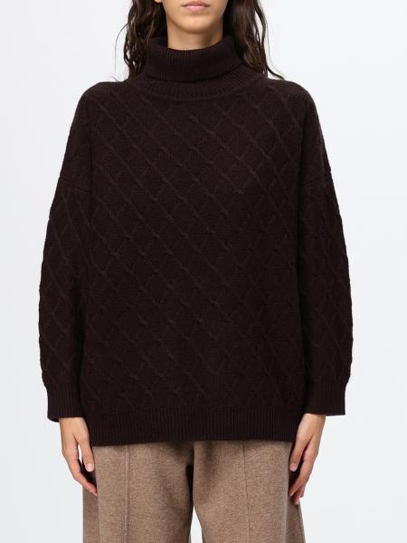 Max Mara Wool and Cashmere Turtleneck Jumper with Dropped Shoulders