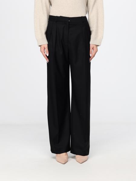 Pantaloni sartoriali Loulou De Saison in lana vergine a gamba larga