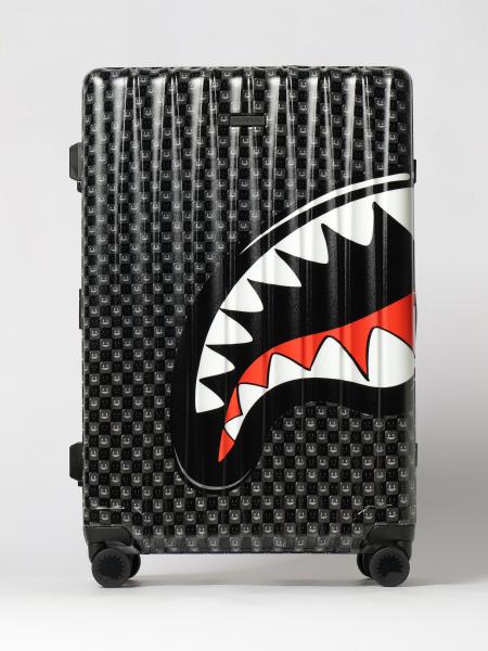 Sharks In Paris Sprayground Polycarbonate Travel Trolley with TSA Lock