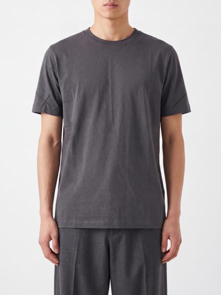 Thom Krom Crewneck Short-Sleeve T-Shirt in Pure Cotton