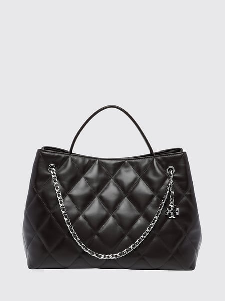Sac porté épaule Fleming Tory Burch en cuir matelassé avec logo Double T