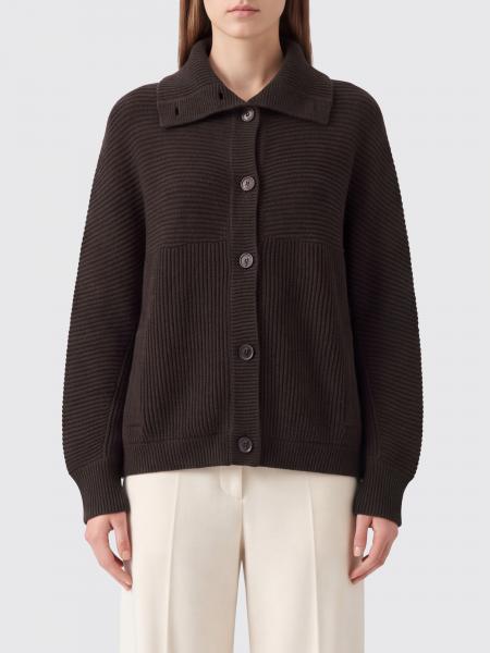 Pure Cashmere Cardigan Brunello Cucinelli with a sailor collar