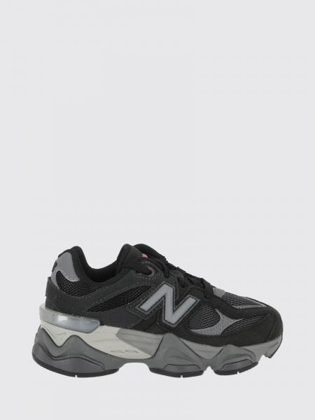 NEW BALANCE 남아용 9060 스웨이드 및 메시 로우탑 스니커즈
