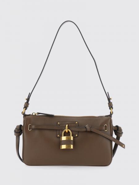 CHLOÉ Paddington 자물쇠 장식 스무스 카프스킨 숄더백