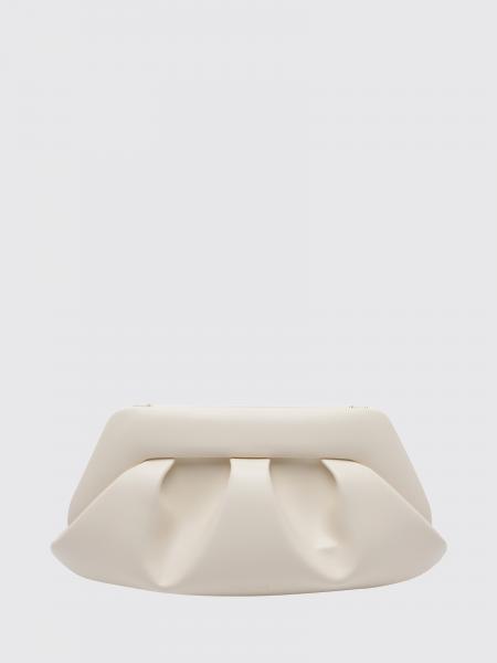 Themoirè Bios Clutch in Recycled Vegan Leather with Removable Handle