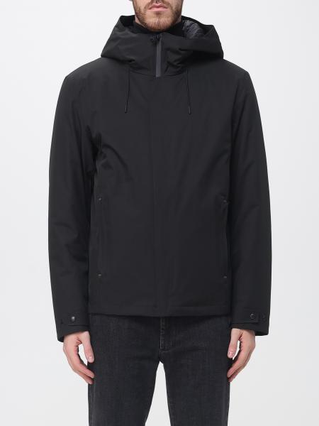 Woolrich Polyester Windbreaker Jacket with Drawstring Hood