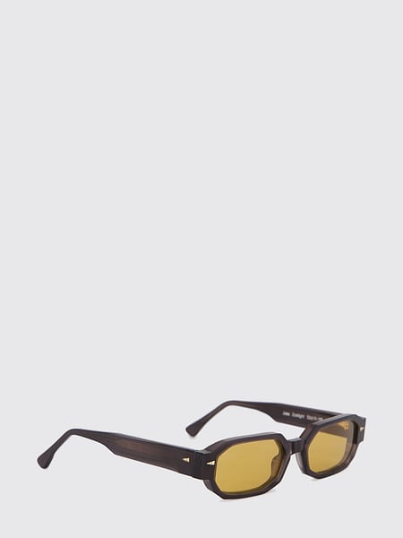 Jules Rectangular Acetate Sunglasses Ahlem with 22k Gold-Plated Details