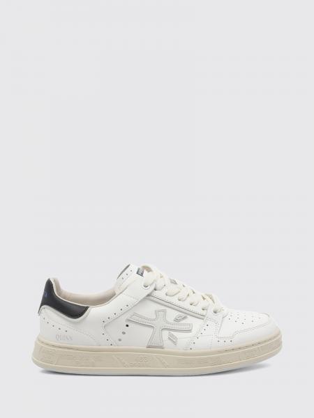 Sneaker Quinn Premiata in pelle di vitello con dettagli cracklè