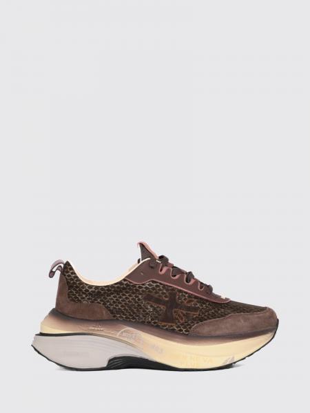 Hill Nylon and Suede Sneakers Premiata with Chunky Sole