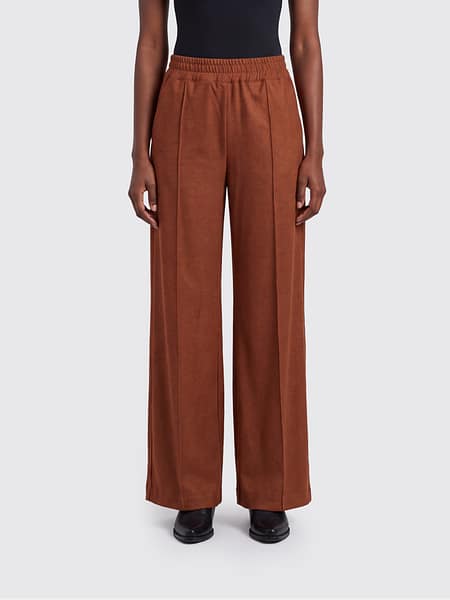 Pantalón de chándal 120% LINO de pernera recta en mezcla de lana virgen