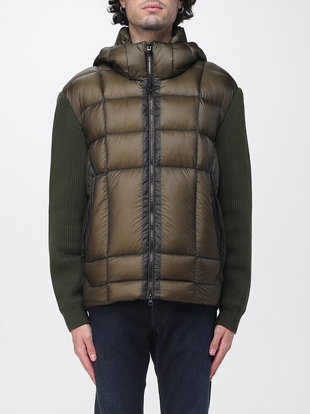 Merino Wool Puffer Jacket C.P. Company with Goggle Hood
