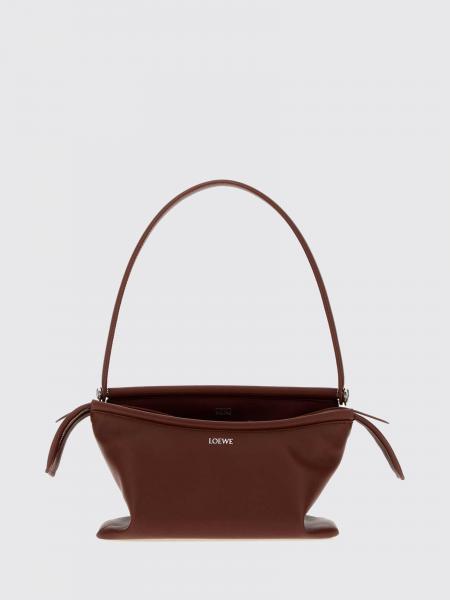 Whisker Smooth Calfskin Shoulder Bag with Flat Handle Loewe