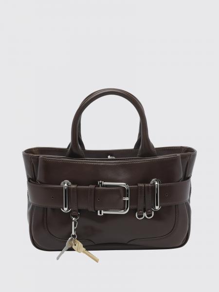 Brocle Handtasche OSOI aus Glattleder mit Schnallendetail und abnehmbarem Riemen