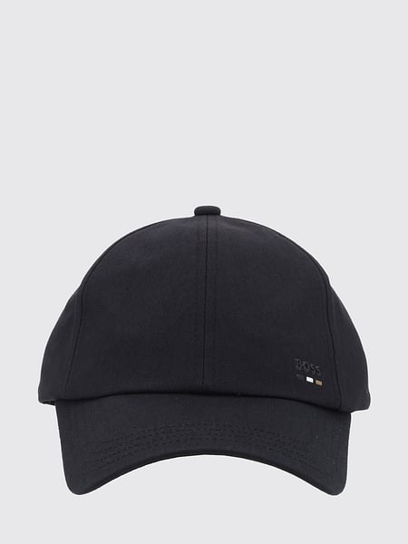 BOSS Cotton Baseball Cap with Contrasting Logo and Strap