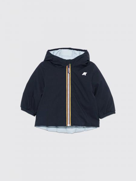 P.Jack Reversible and Waterproof Down Jacket K-Way for Boys with Hood
