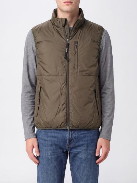 Padded Technical Nylon Gilet Aspesi with High Neck and Zip Closure