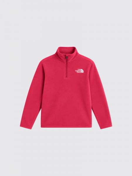 Sudadera de forro polar The North Face para niño con media cremallera y logo