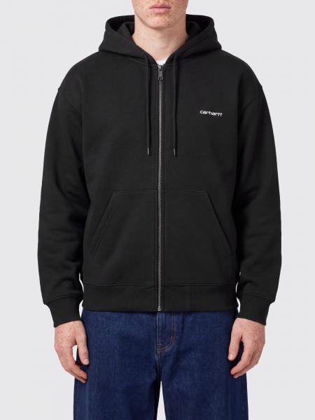Carhartt WIP Cotton-Blend Zip-Up Hoodie with Dropped Shoulders