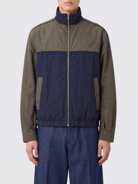 Gimaguas Abstract Print Nylon Windbreaker Jacket with Turtleneck