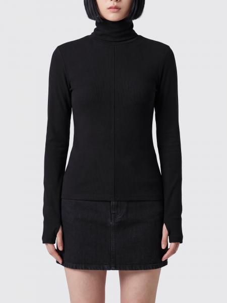 Long-Sleeved Turtleneck Top Thom Krom in Stretch Cotton Blend