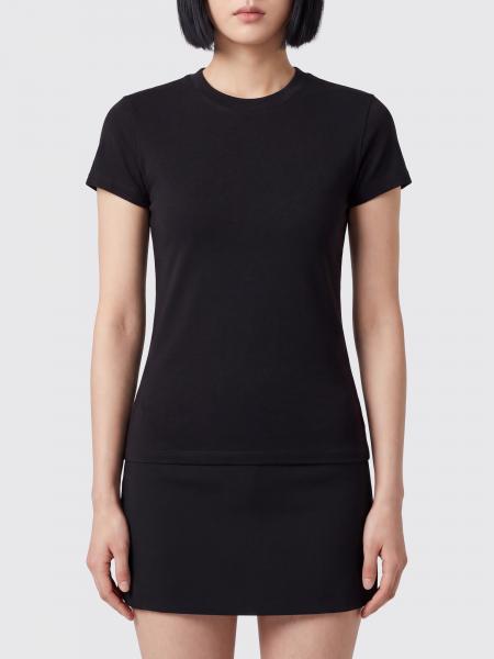 Slim Fit Crewneck T-shirt Thom Krom in Cotton Blend