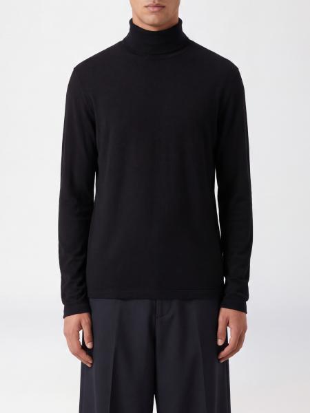 Thom Krom Viscose Roll Neck Jumper with Ribbed Trims