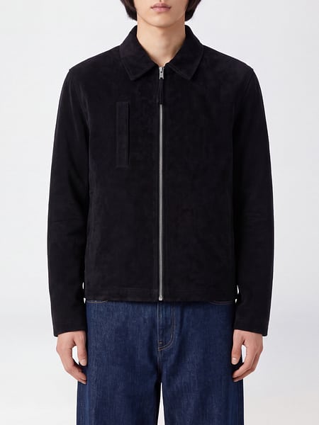 Thom Krom Slim-Fit Cotton Denim Shirt Jacket with Zip
