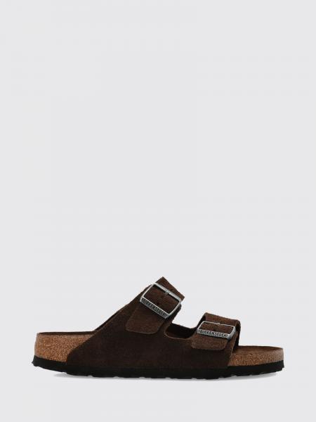 Arizona Double-Strap Leather Sandals Birkenstock with an EVA Sole