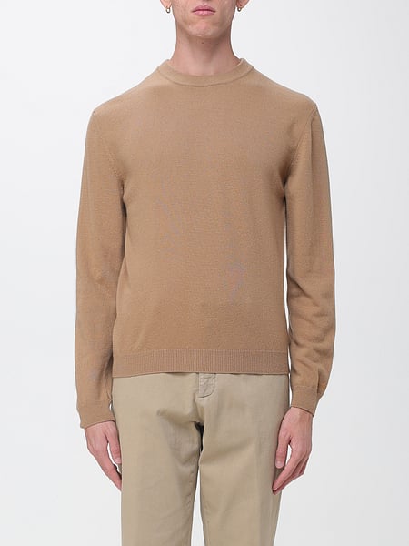 Woolrich Crewneck Long-Sleeved Pure Wool Jumper with Ribbed Trims