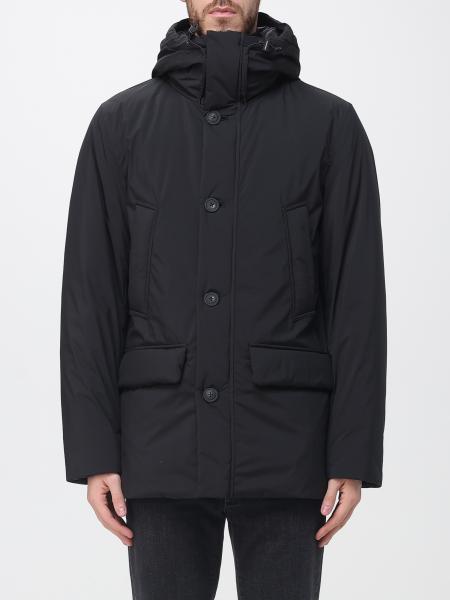 WOOLRICH 防水短款派克大衣，配鸭绒填充和兜帽