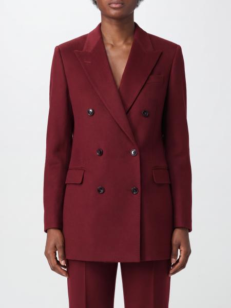 Tagliatore Double-Breasted Pure Cashmere Blazer with Peak Lapels