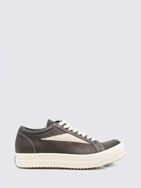 Zapatillas bajas Rick Owens de piel de ternera bicolor con suela de goma